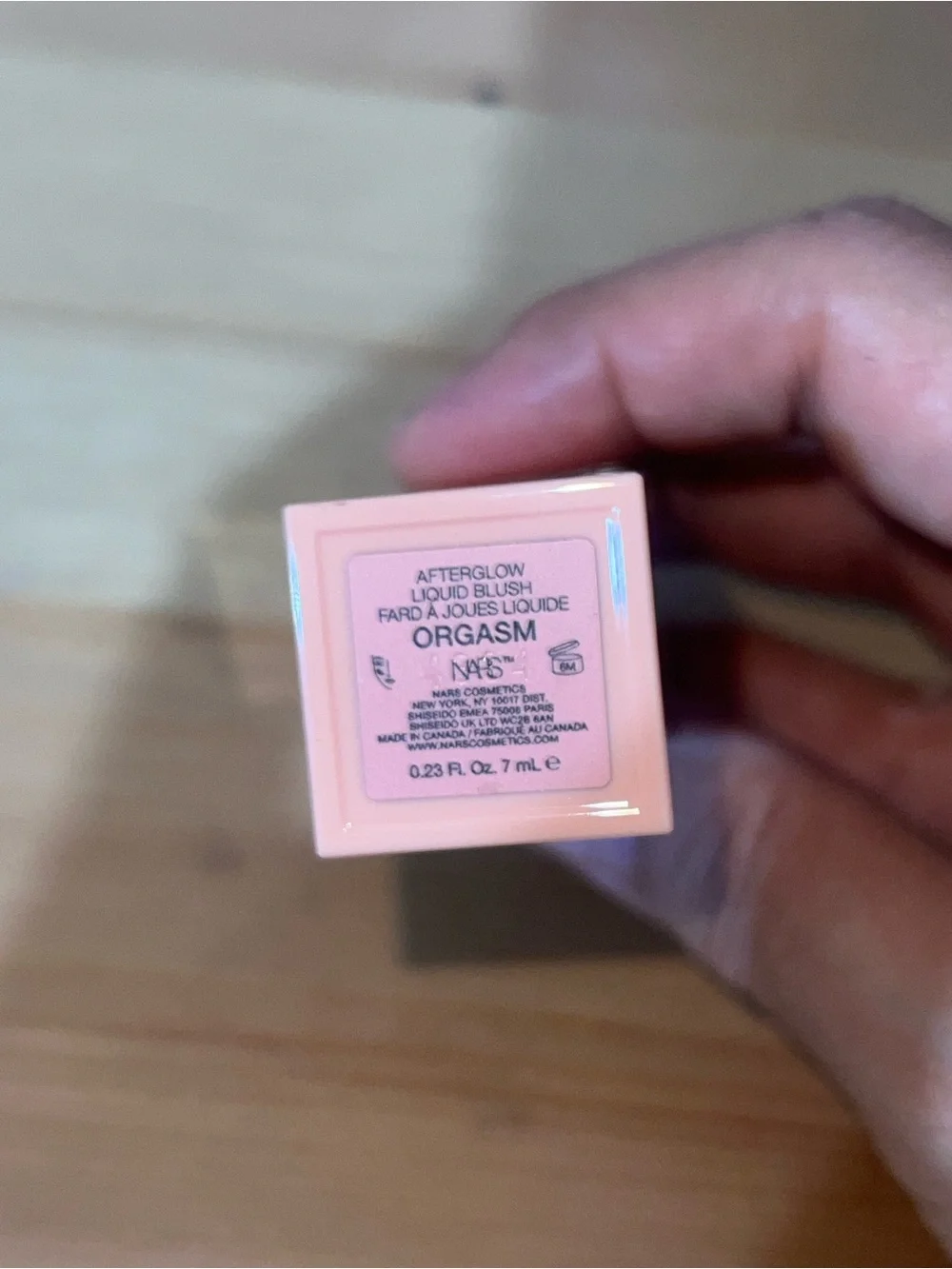 NARS Afterglow Liquid Blush in Orgasm